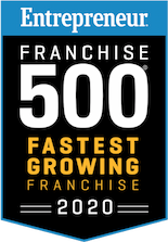 Entrepreneur ranked top fastest growing franchise in 2020 logo